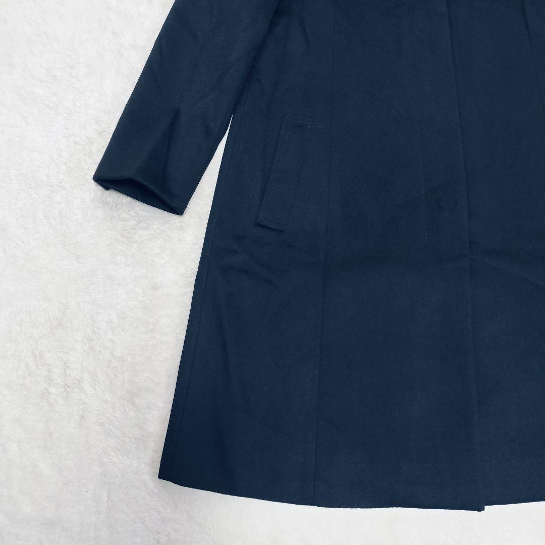 【大きなサイズ☆タグ付】23区　ロングコート　カシミヤ　ブルーフォックスファー