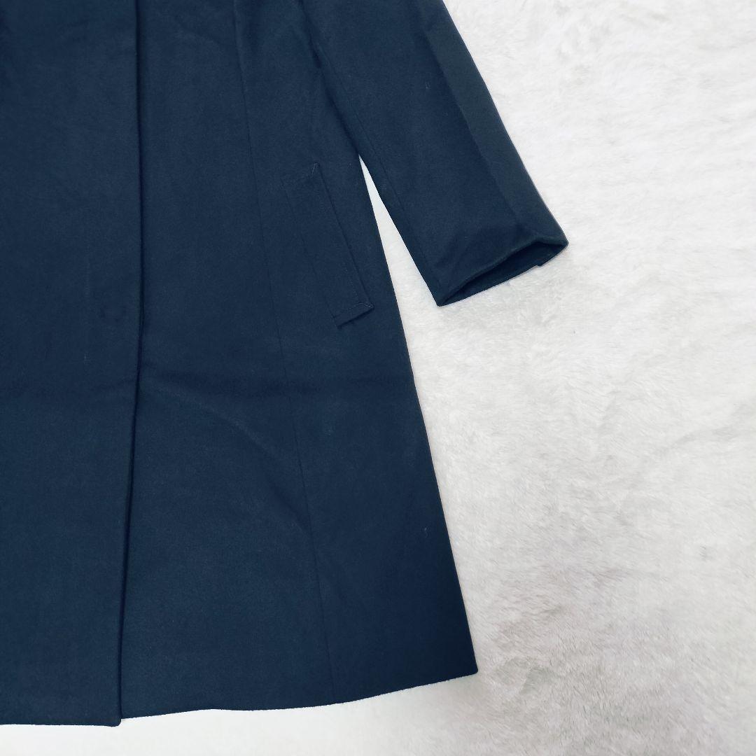 【大きなサイズ☆タグ付】23区　ロングコート　カシミヤ　ブルーフォックスファー