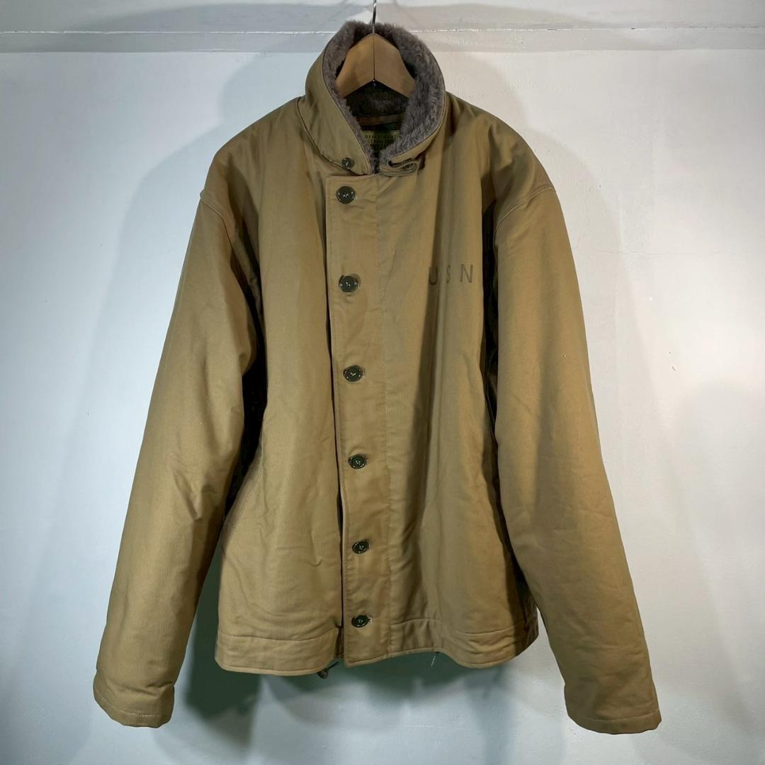 【定番人気】US NAVY N-1 デッキジャケット XXXL 中古