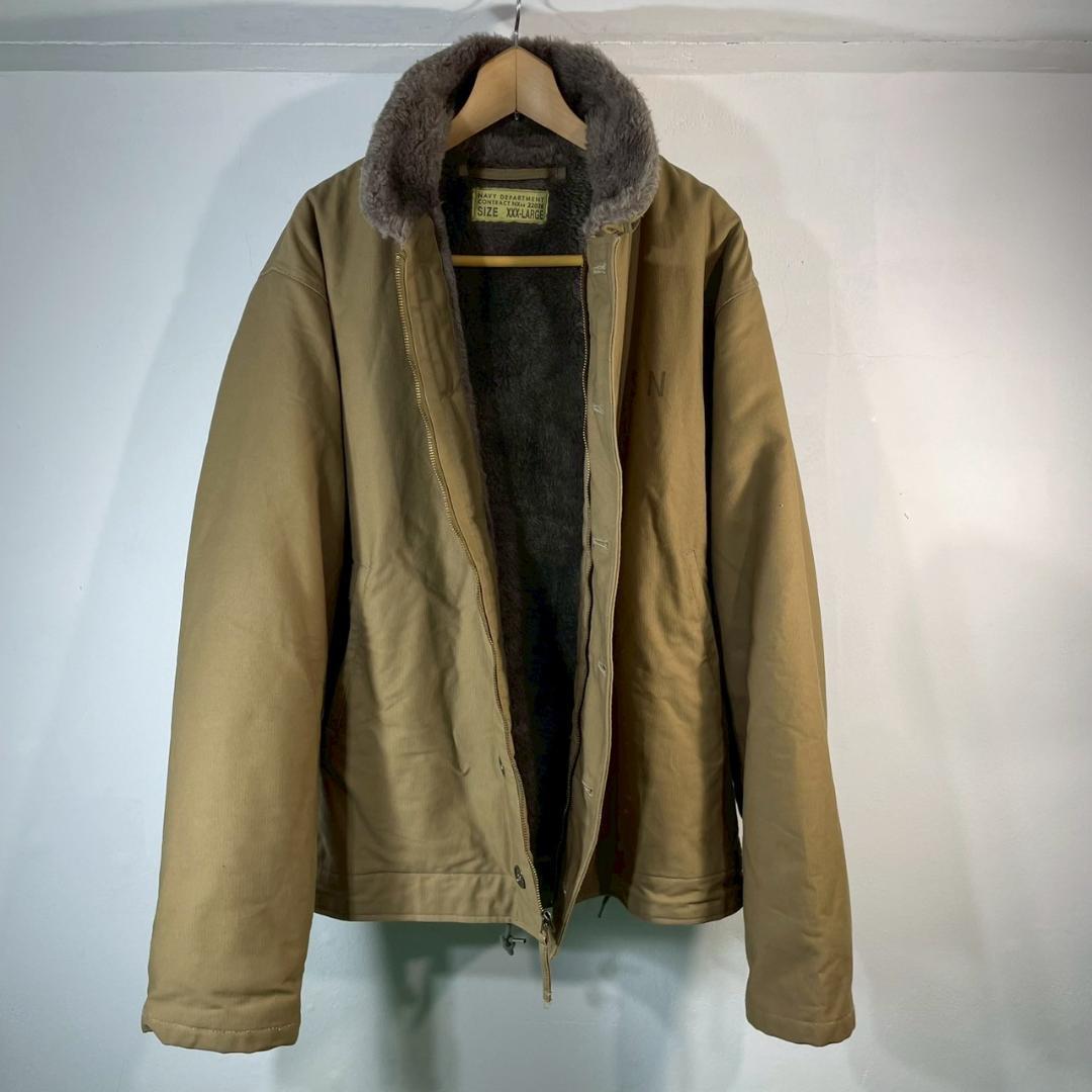 【定番人気】US NAVY N-1 デッキジャケット XXXL 中古