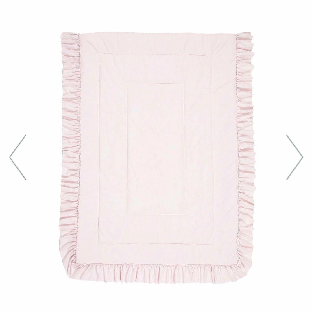 Francfranc ふわろ 肌掛け布団/ベッドパッド フリル シングル PK