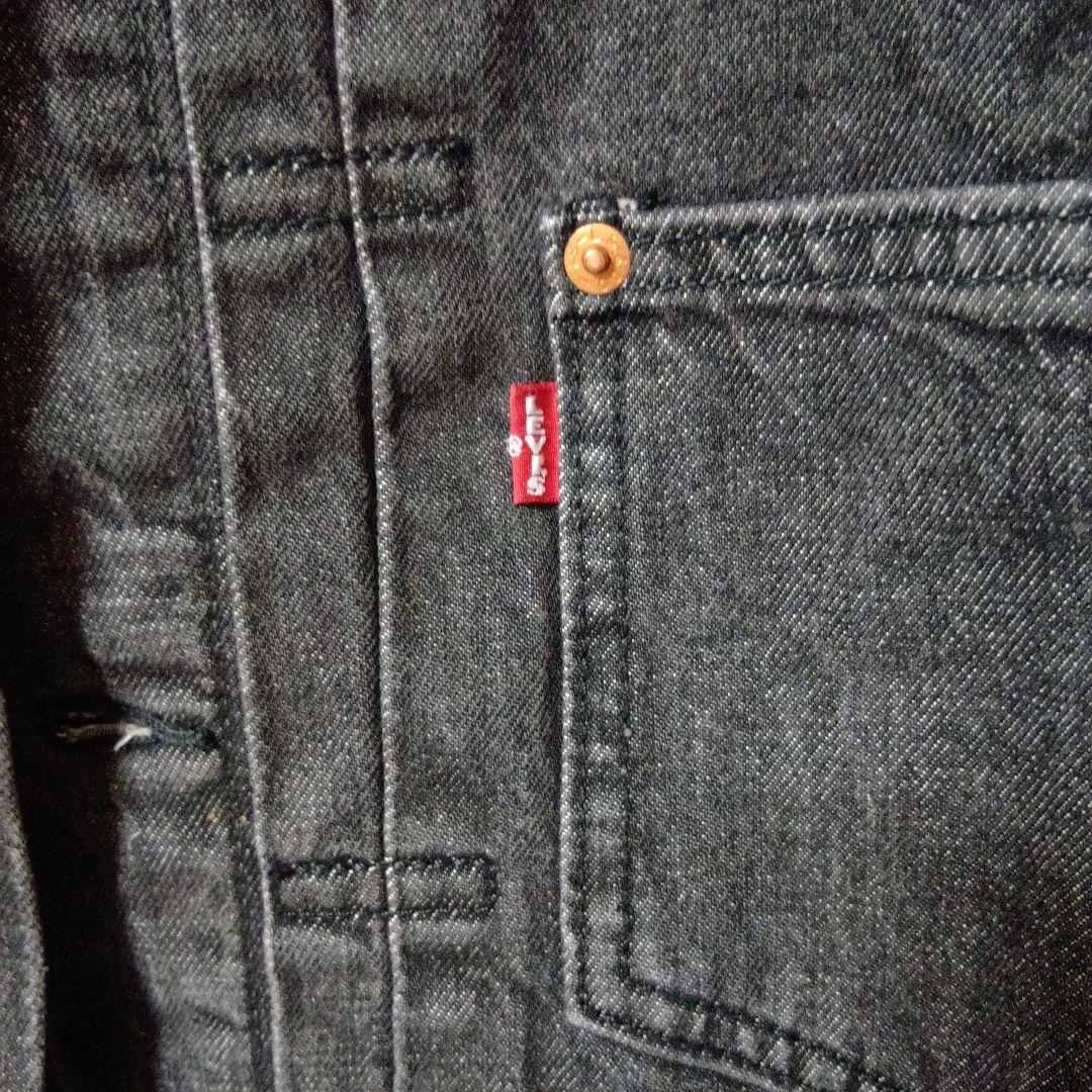Levi's TYPE 1 デニムジャケット ブラック S（М）