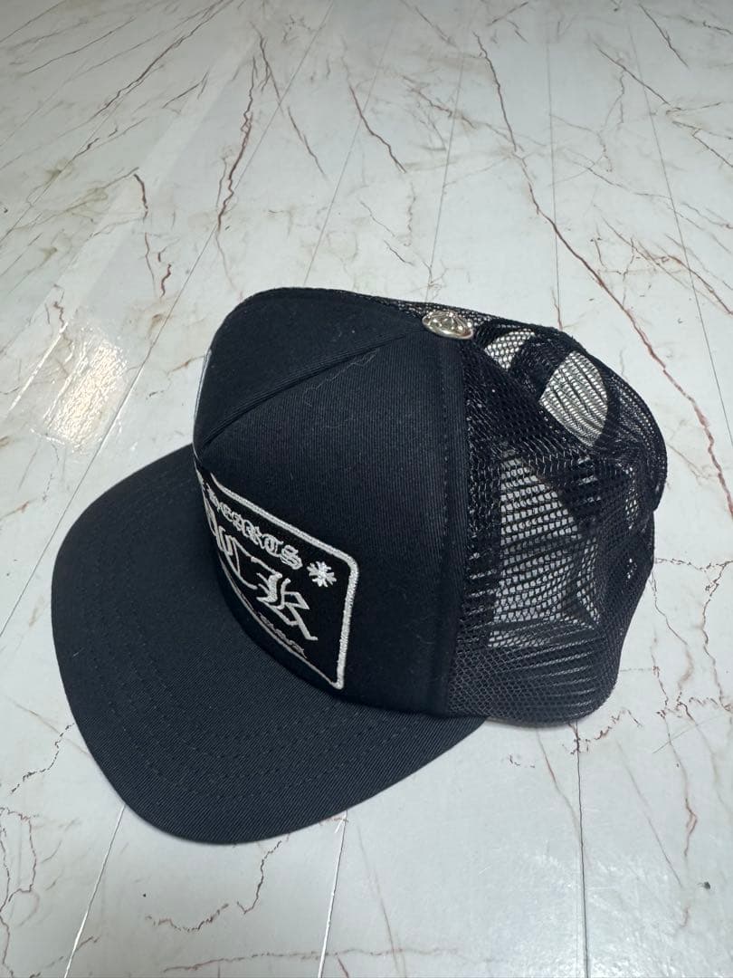 Chrome Hearts 刺繍入り黒キャップ