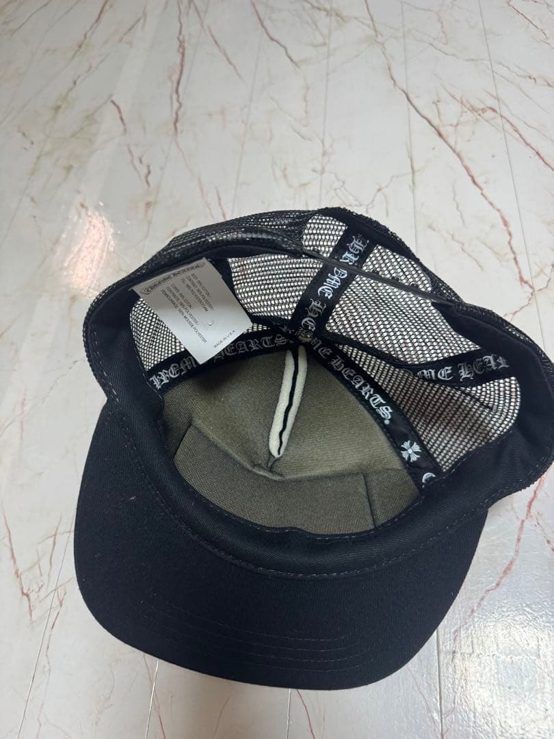 Chrome Hearts 刺繍入り黒キャップ