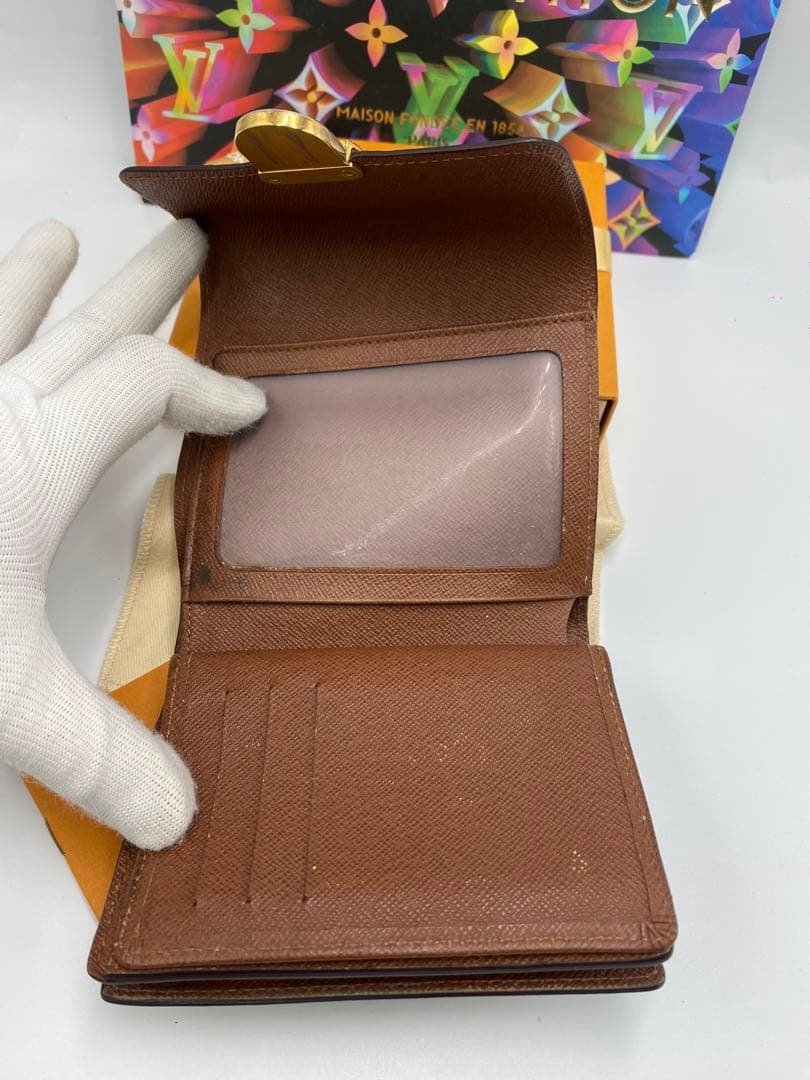 ルイヴィトン モノグラム ポルトフォイユ ジョイ 三つ折り財布 コアラ系