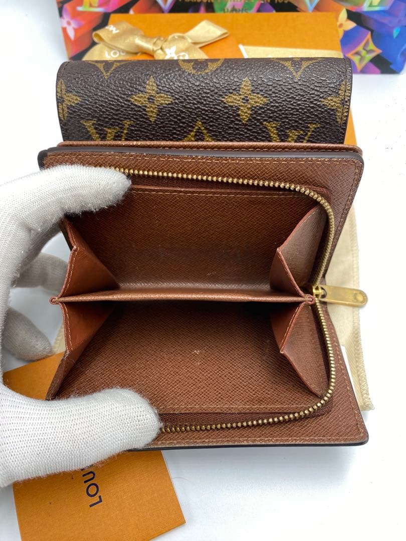 ルイヴィトン モノグラム ポルトフォイユ ジョイ 三つ折り財布 コアラ系