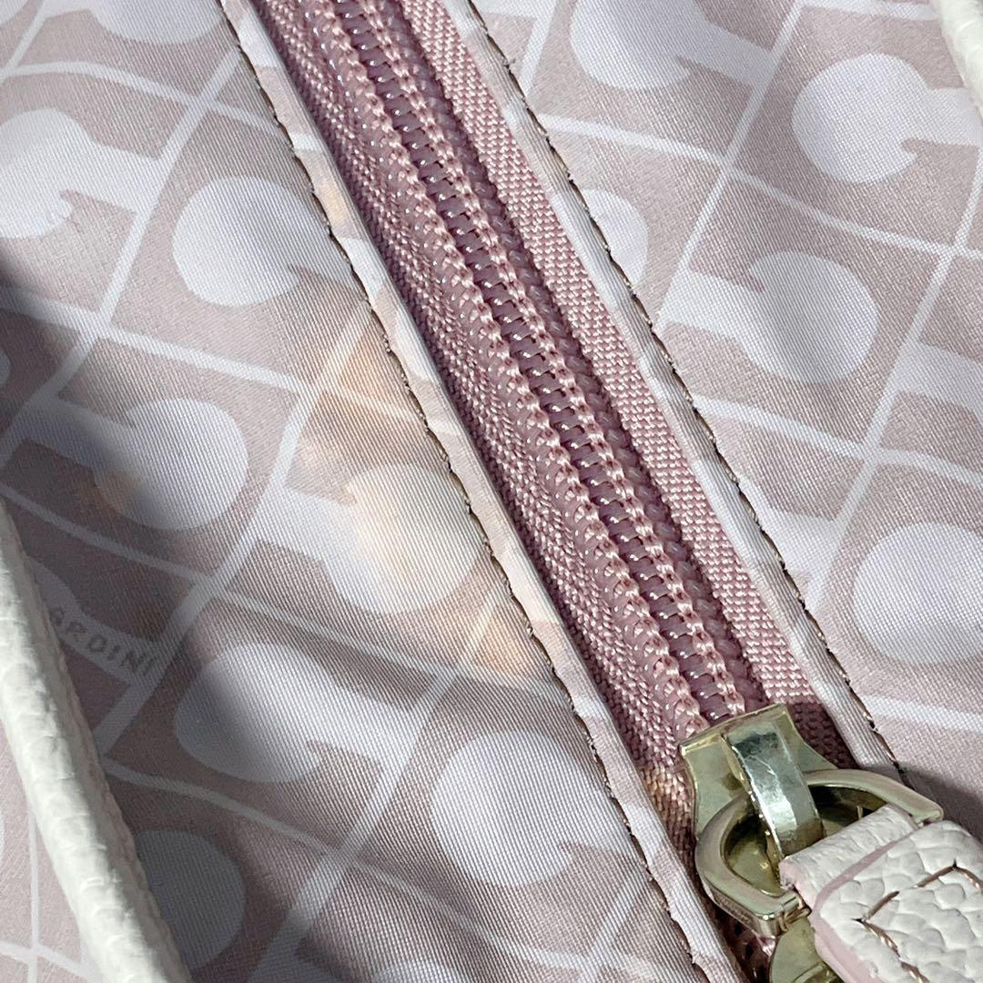 ゲラルディーニ ソフティ トートバッグ ハンド 総柄 ダブルポケット ピンク系