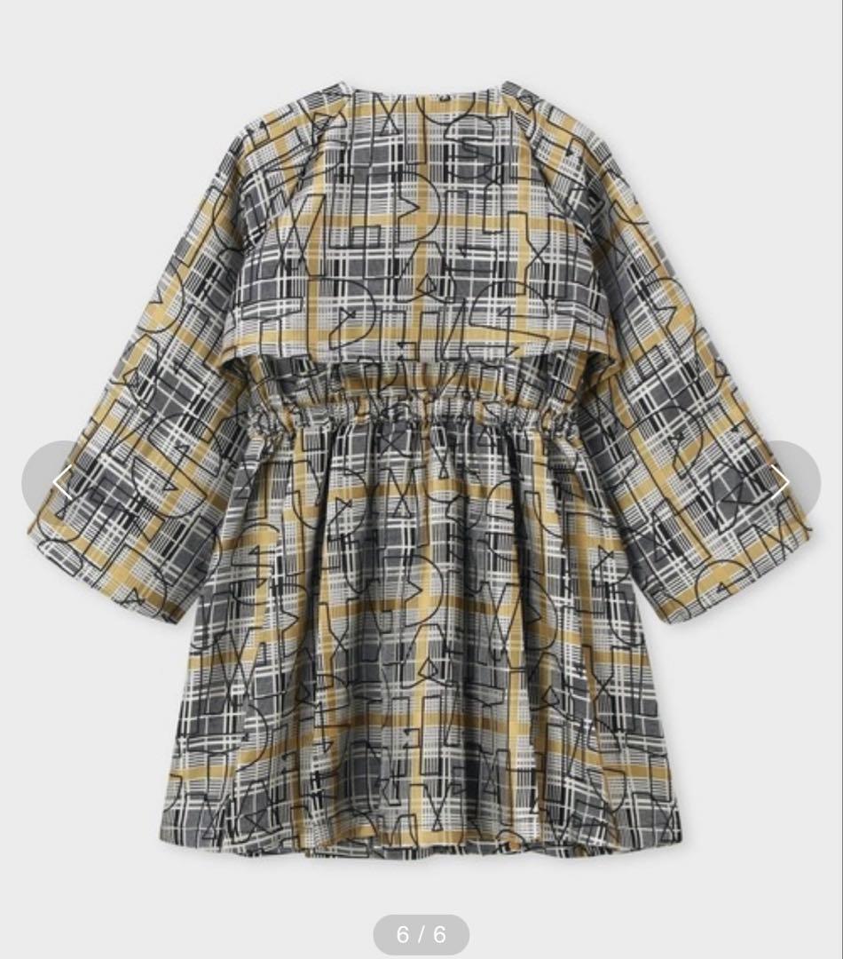 ポールスミスジュニア100cm ジャガード織2wayワンピース タグ付き