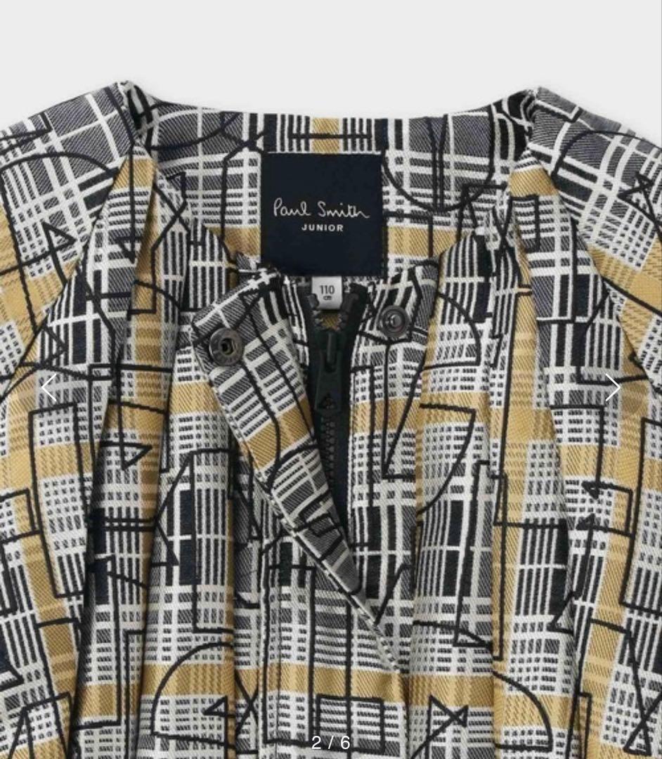 ポールスミスジュニア100cm ジャガード織2wayワンピース タグ付き