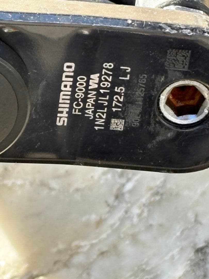 DURA-ACR FC9000 172.5mm 53-39 パイオニアパワメ