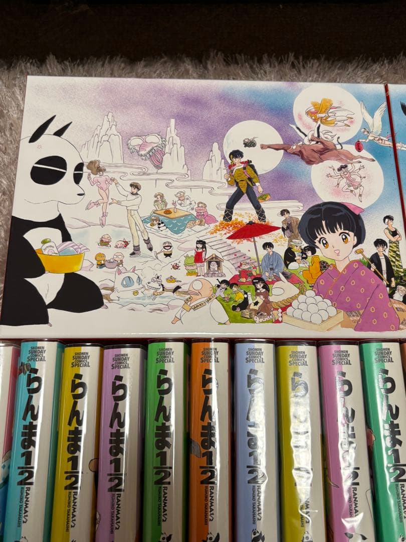 全巻初版帯付き らんま1/2 ワイド版 復刻版BOX 複製原画 セット