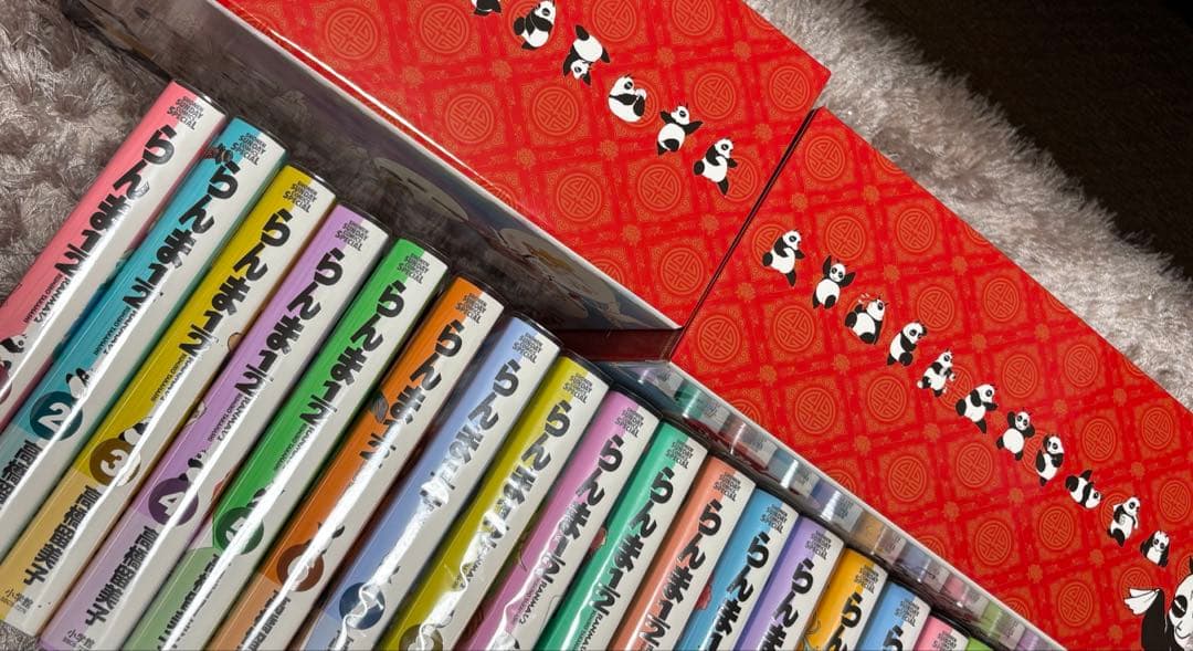 全巻初版帯付き らんま1/2 ワイド版 復刻版BOX 複製原画 セット