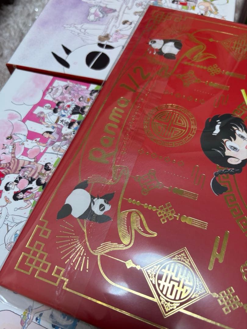 全巻初版帯付き らんま1/2 ワイド版 復刻版BOX 複製原画 セット