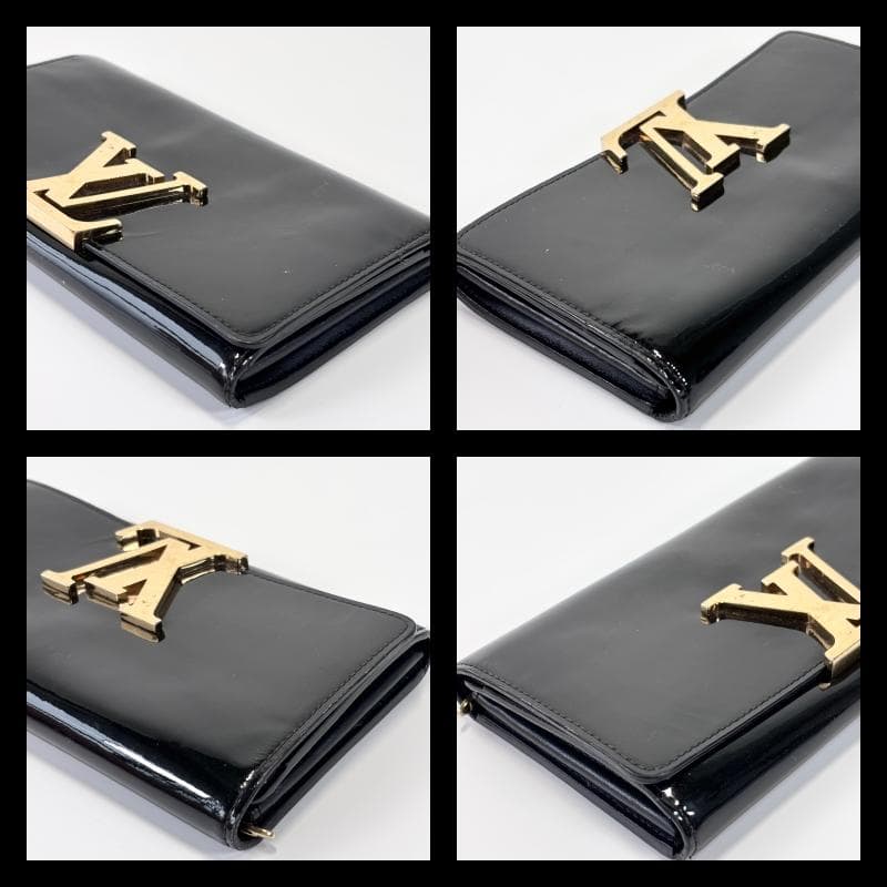 【美品】ルイヴィトン　長財布　エナメル　ブランド　LOUIS VUITTON