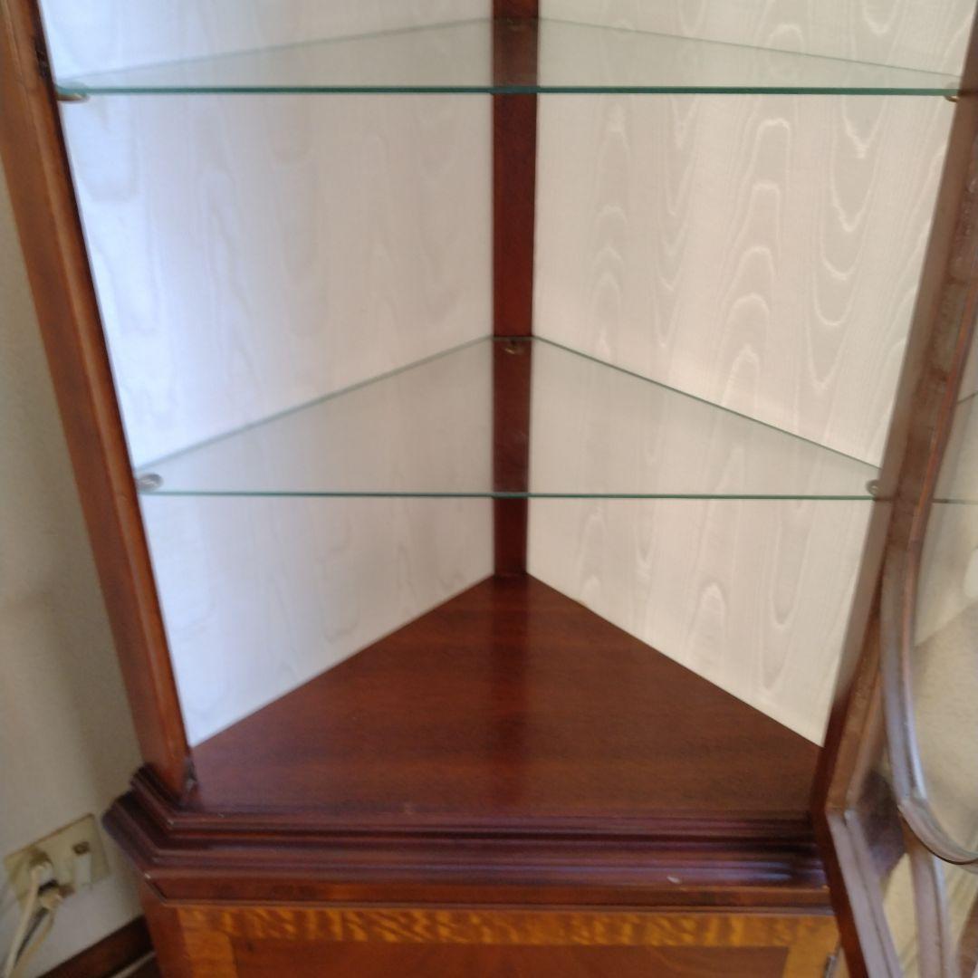 英アンティーク コーナーキャビネット