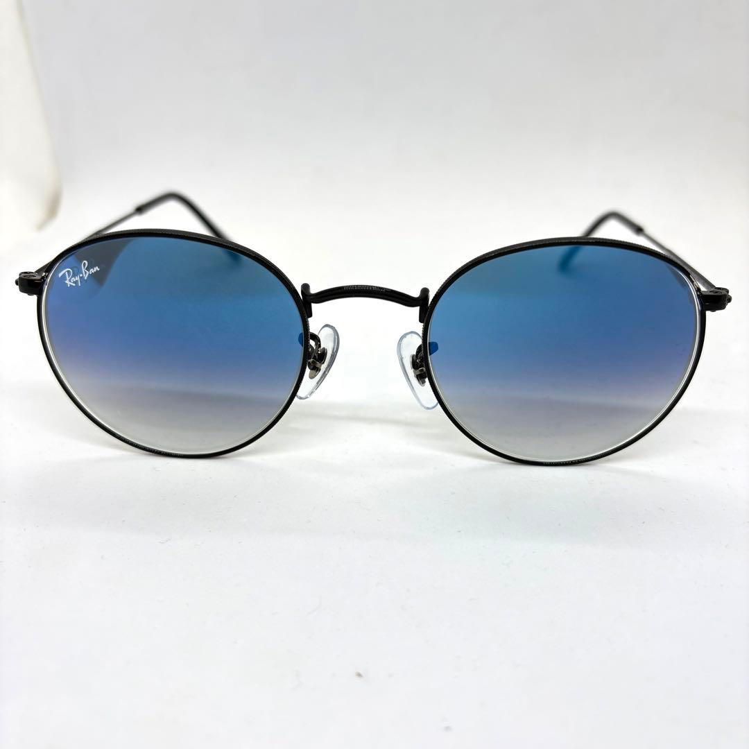 【美品】Ray-Ban RB3447 ROUND L サングラス