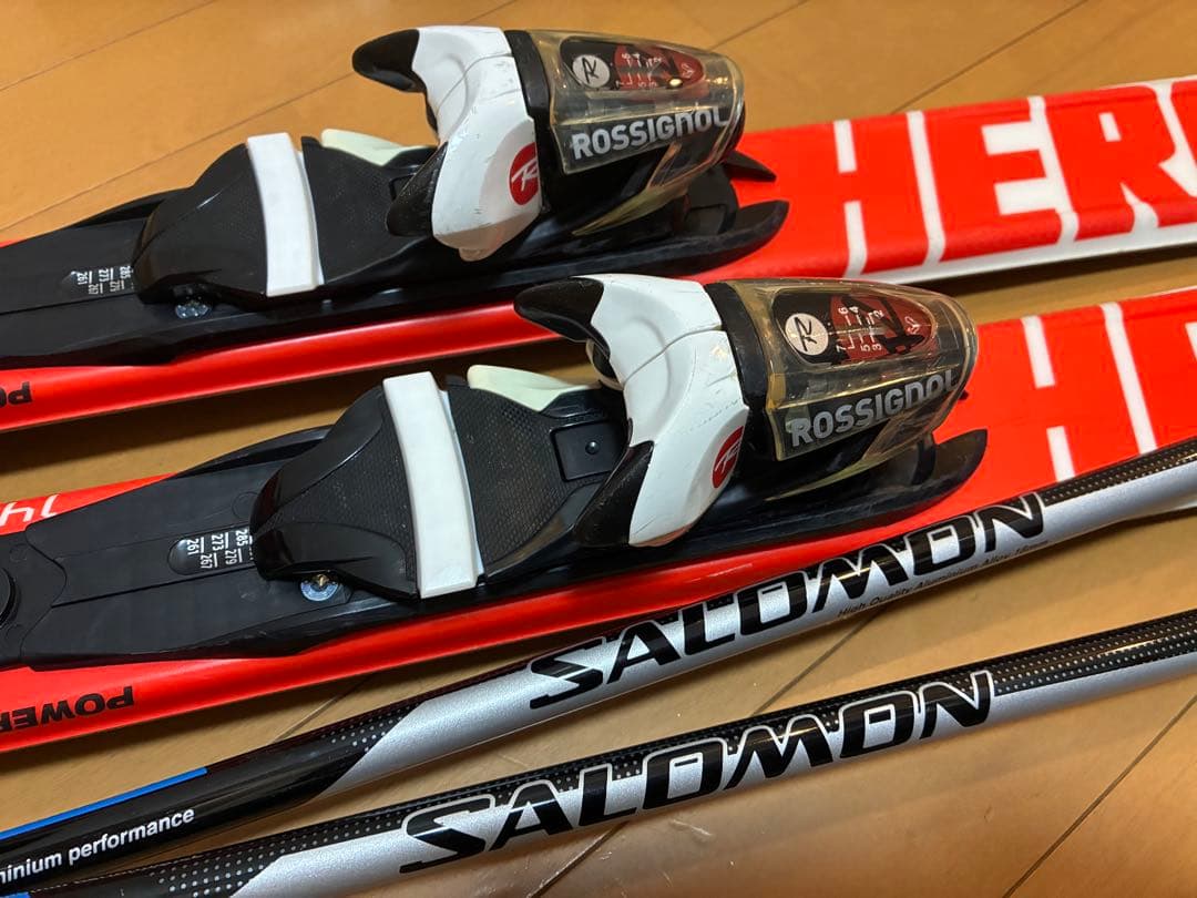 美品Rossignol 140cmスキーセット ブーツ24.0cm or25