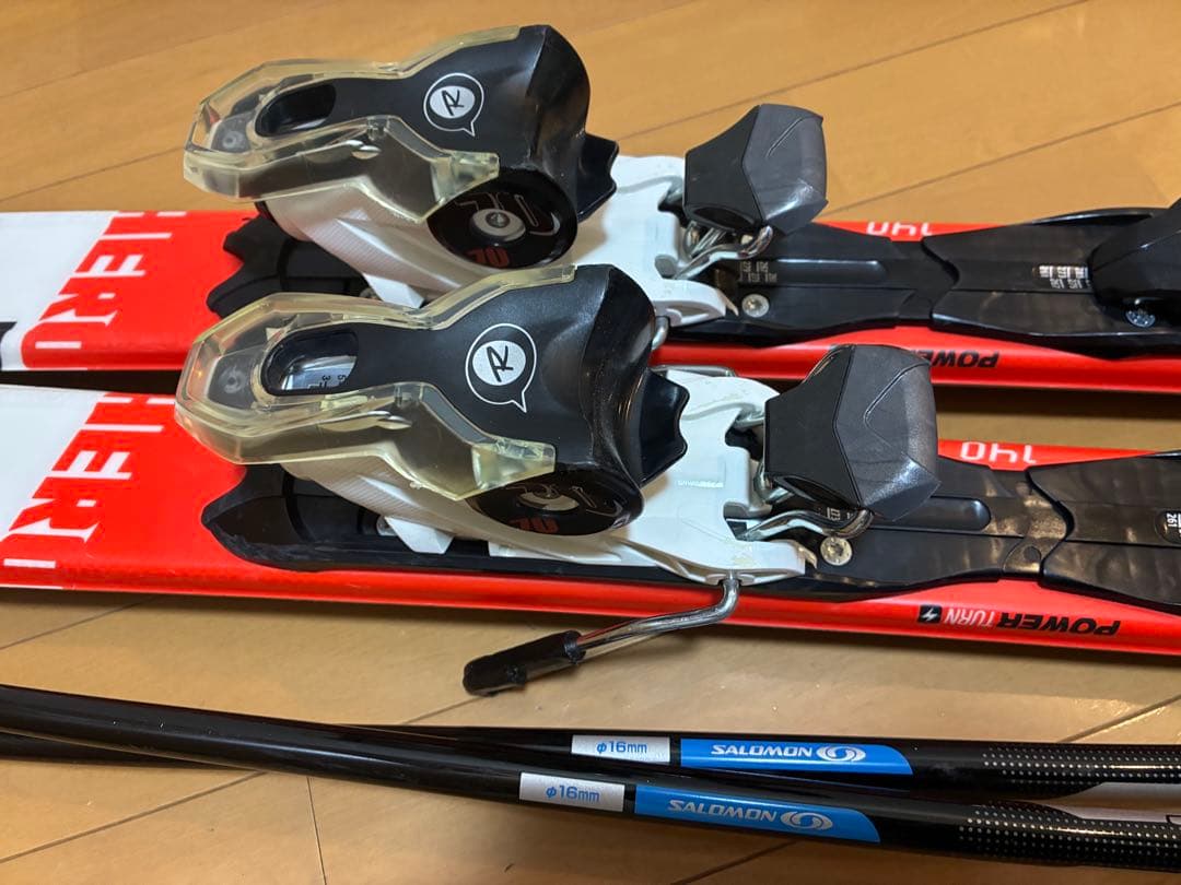 美品Rossignol 140cmスキーセット ブーツ24.0cm or25