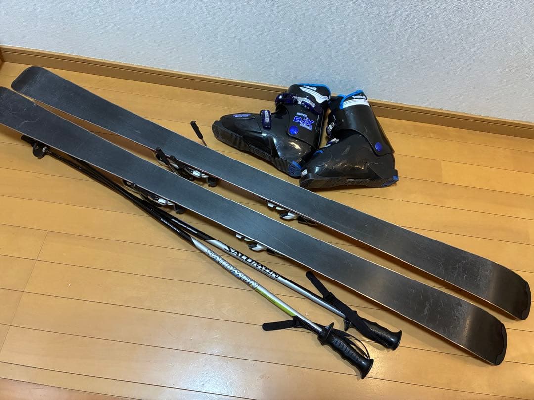 美品Rossignol 140cmスキーセット ブーツ24.0cm or25