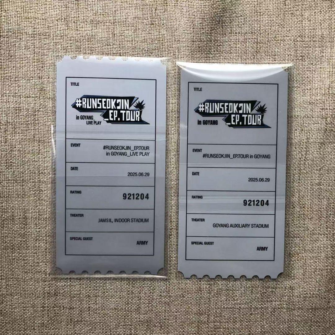 RUNSEOKJIN_EP.TOUR in GOYANG 6/29 トレカ 2種