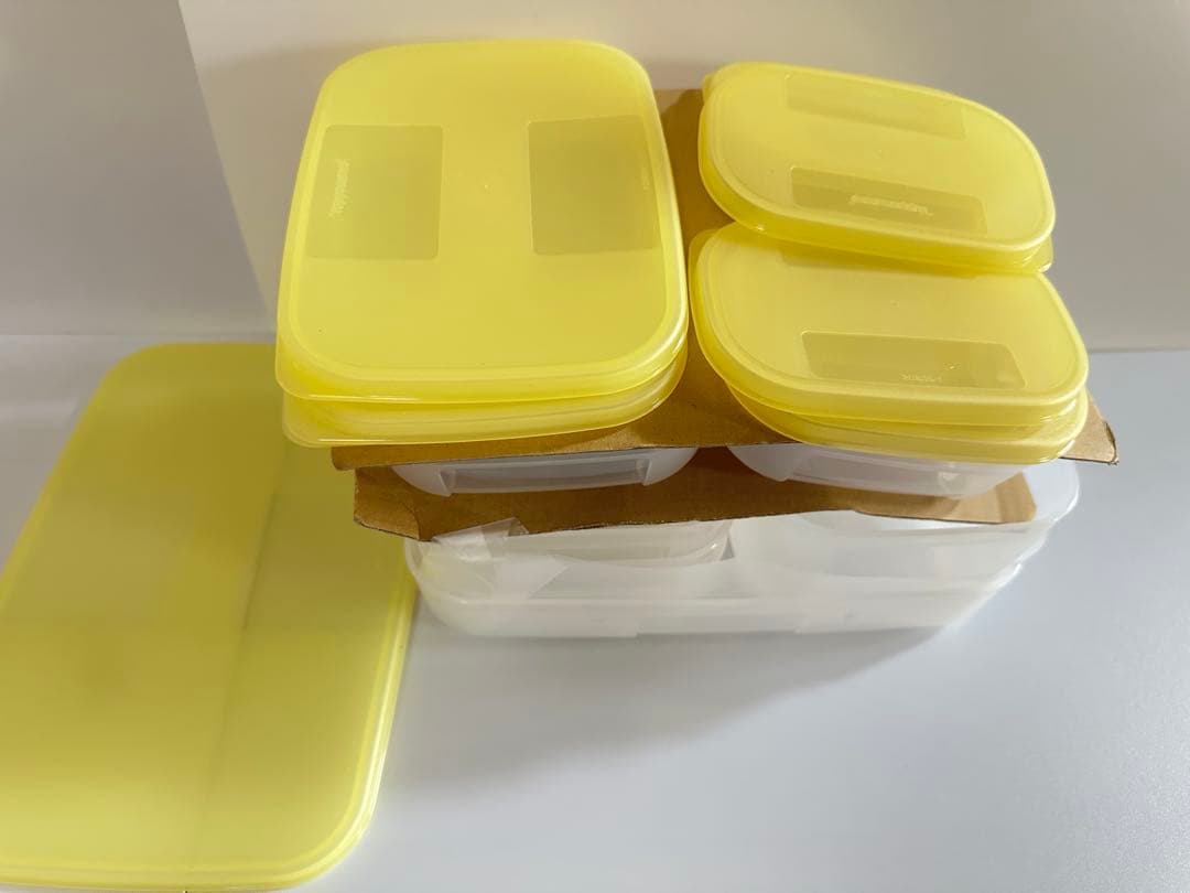 新品国産タッパーウエア フリーザーメイト9個