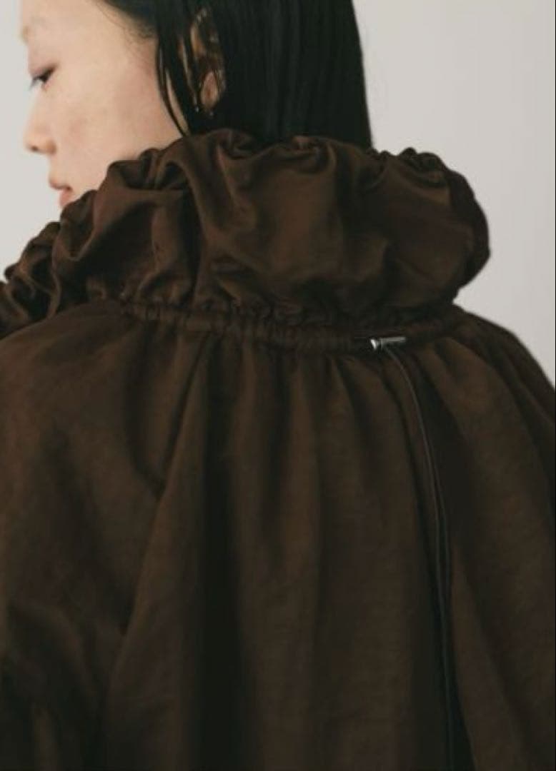 スタイルミキサー　ギャザーネックブルゾン ブラウン　新品未使用