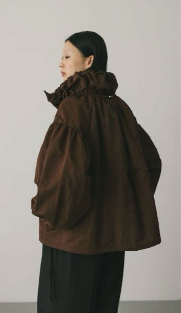 スタイルミキサー　ギャザーネックブルゾン ブラウン　新品未使用