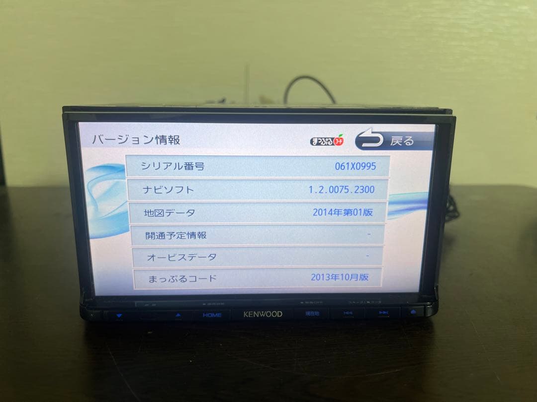 ケンウッド カーナビ MDV-D502BT 地図データ2014年式 動作確認済！