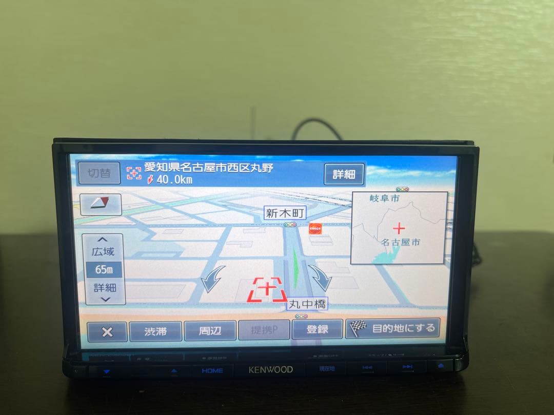 ケンウッド カーナビ MDV-D502BT 地図データ2014年式 動作確認済！