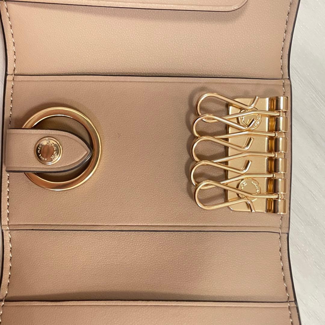 COACH 日本限定 ファイブ リング キーケース・フローラル