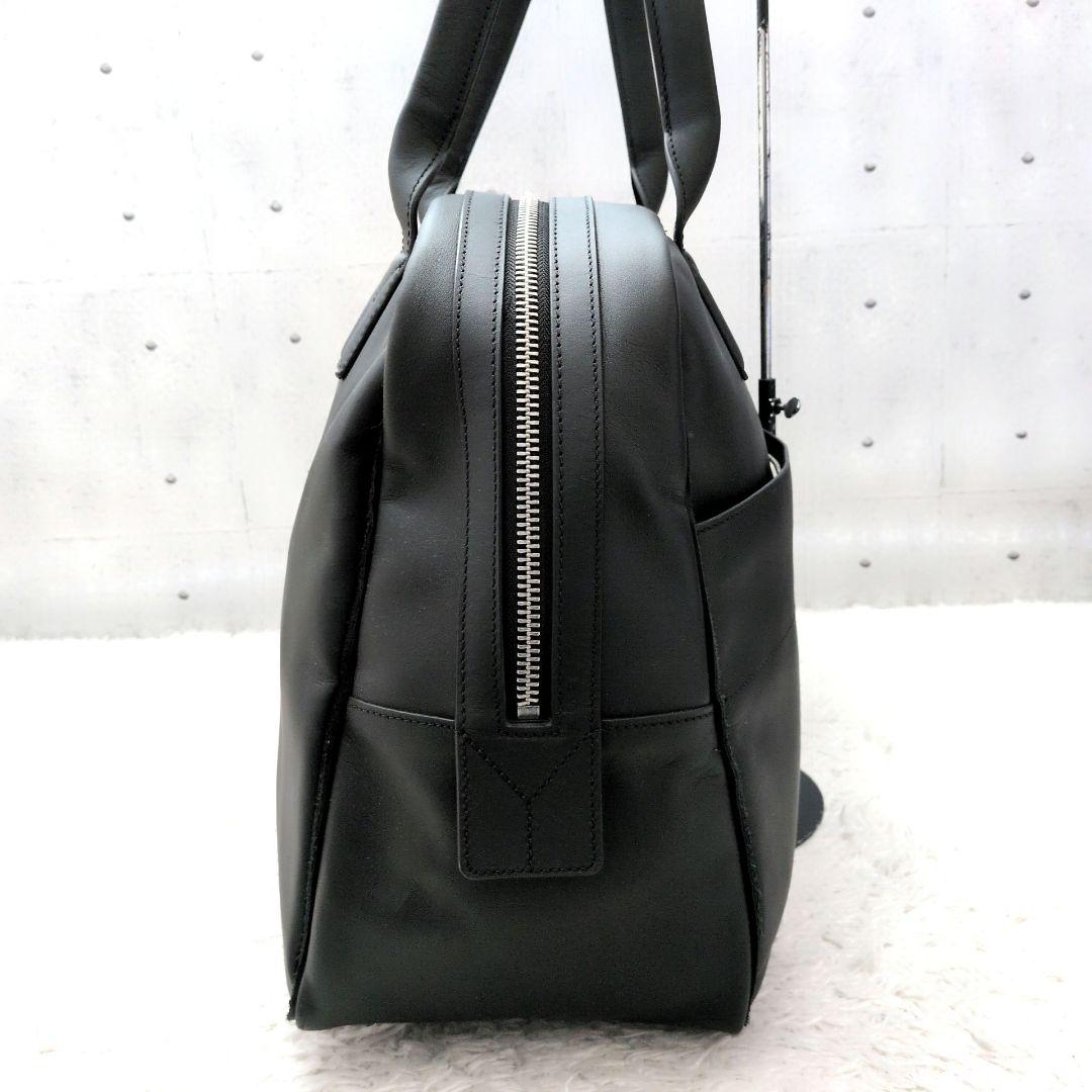 【現行 極美品 保存袋付】ワイスリー　レザーエアライナーバッグ　ボストンバッグ