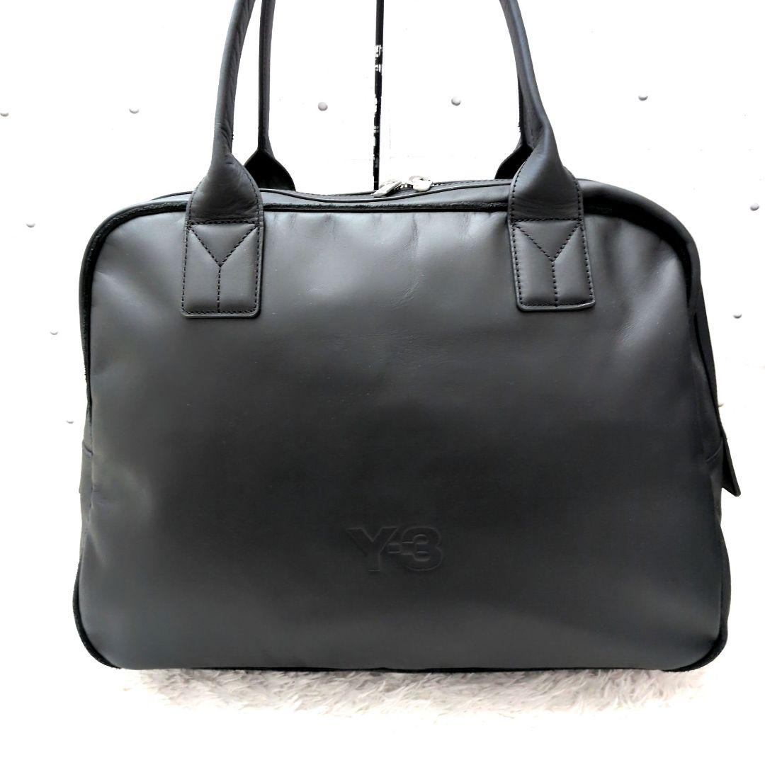 【現行 極美品 保存袋付】ワイスリー　レザーエアライナーバッグ　ボストンバッグ