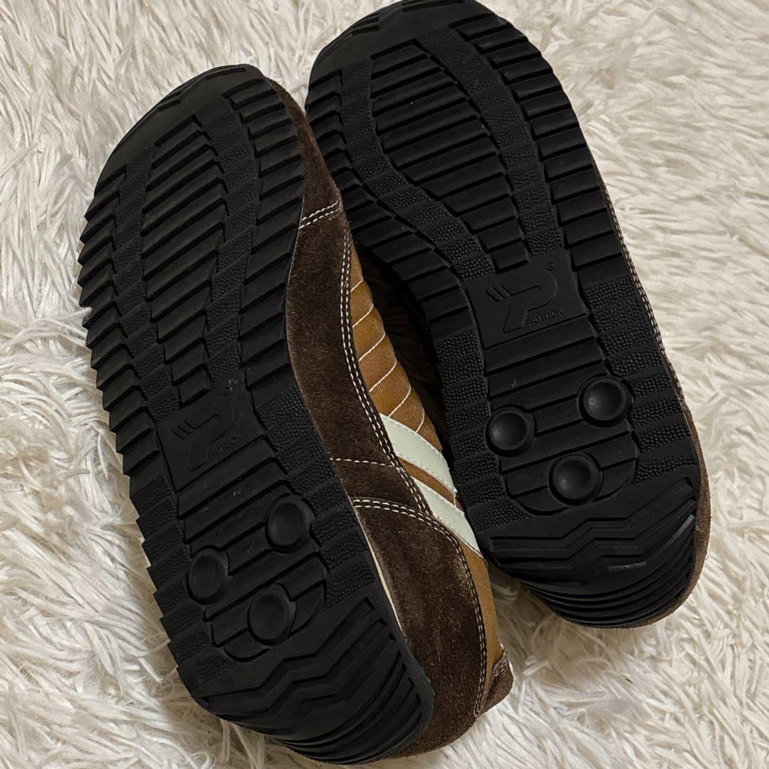 美品✨限定　パトリック　スニーカー マラソン ブラウニー　37 スエード　日本製