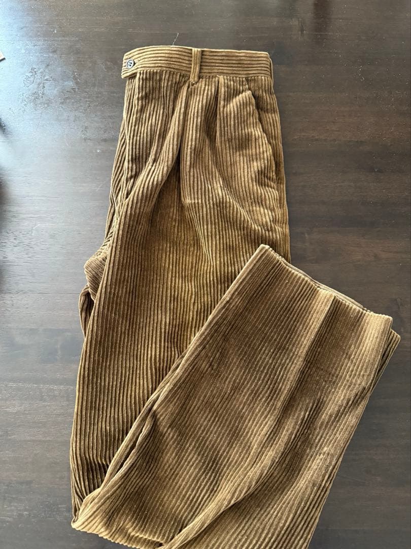 Paul smith ブラウン コーデュロイ ストライプパンツ