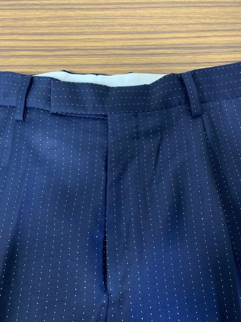 WACKOMARIA DORMEUIL PLEATED TROUSERS 金ラメ