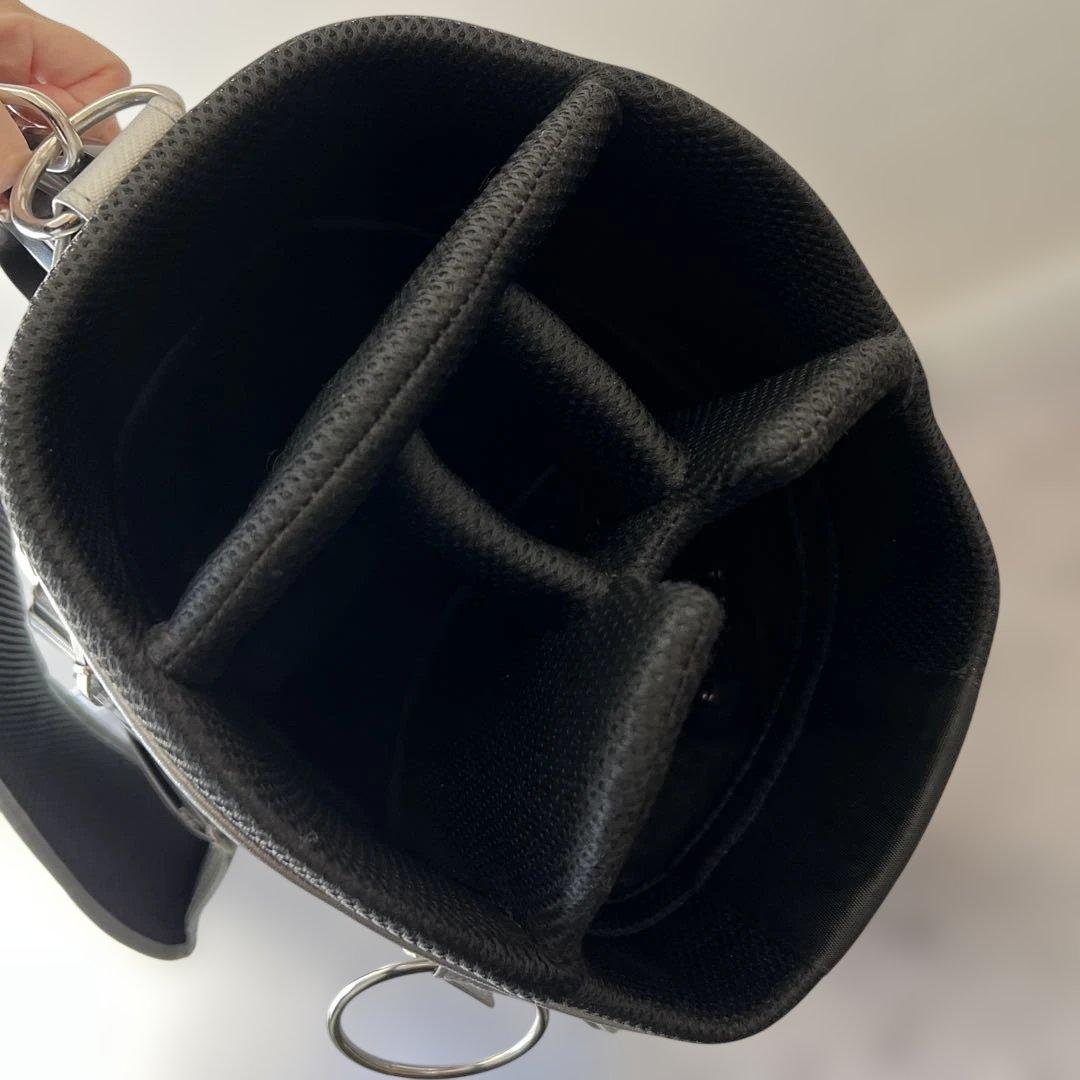 23区　キャスター付きキャディバッグ&セルフバッグ　シルバー