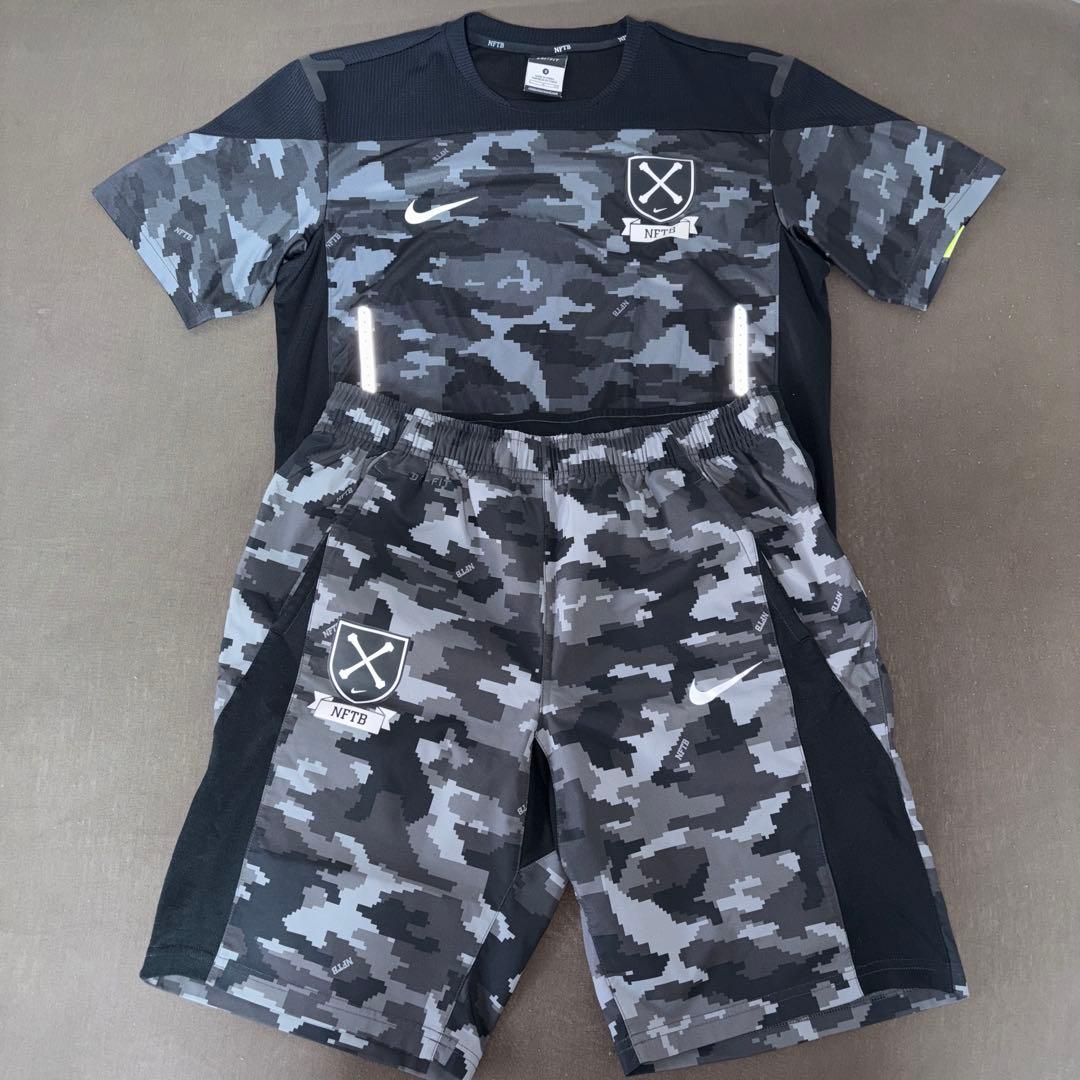 ナイキ　nftb プラクティス　カモフラ　セットアップ