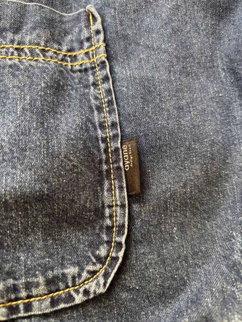 大人気！アヤン ayane バックフリルデニムシャツジャケット　新品未使用タグ付