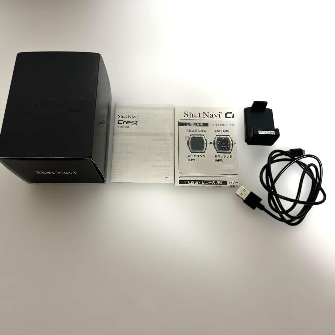 【美品】Shot Navi Crest ナビ　ゴルフ用距離計 通電確認済み