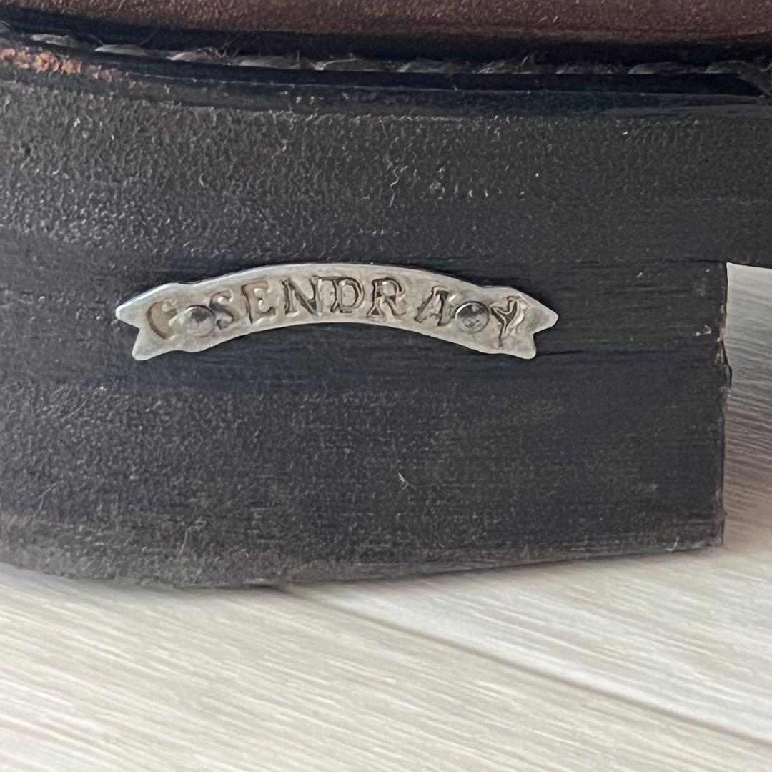 【ベッカム愛用】センドラ Sendra エンジニアブーツ ロゴ刺繍 漢 EU40