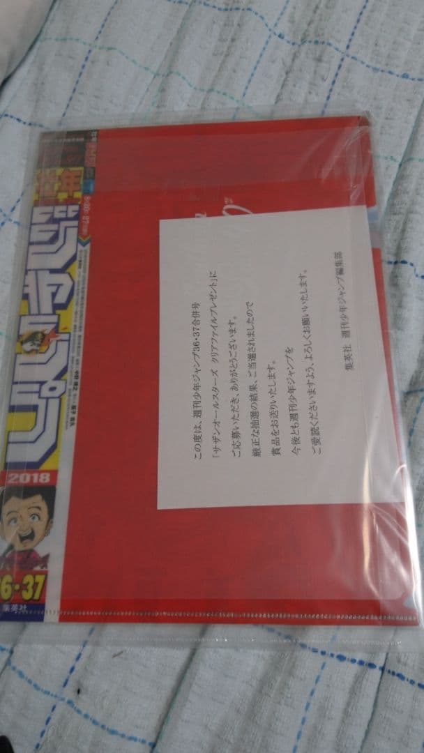 サザンオールスターズ 40周年&週刊少年ジャンプ50周年クリアファイル