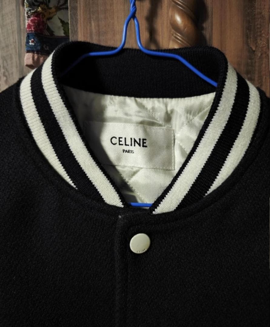 CELINE セリーヌ テディ バーシティジャケット スタジャン　サイズ36