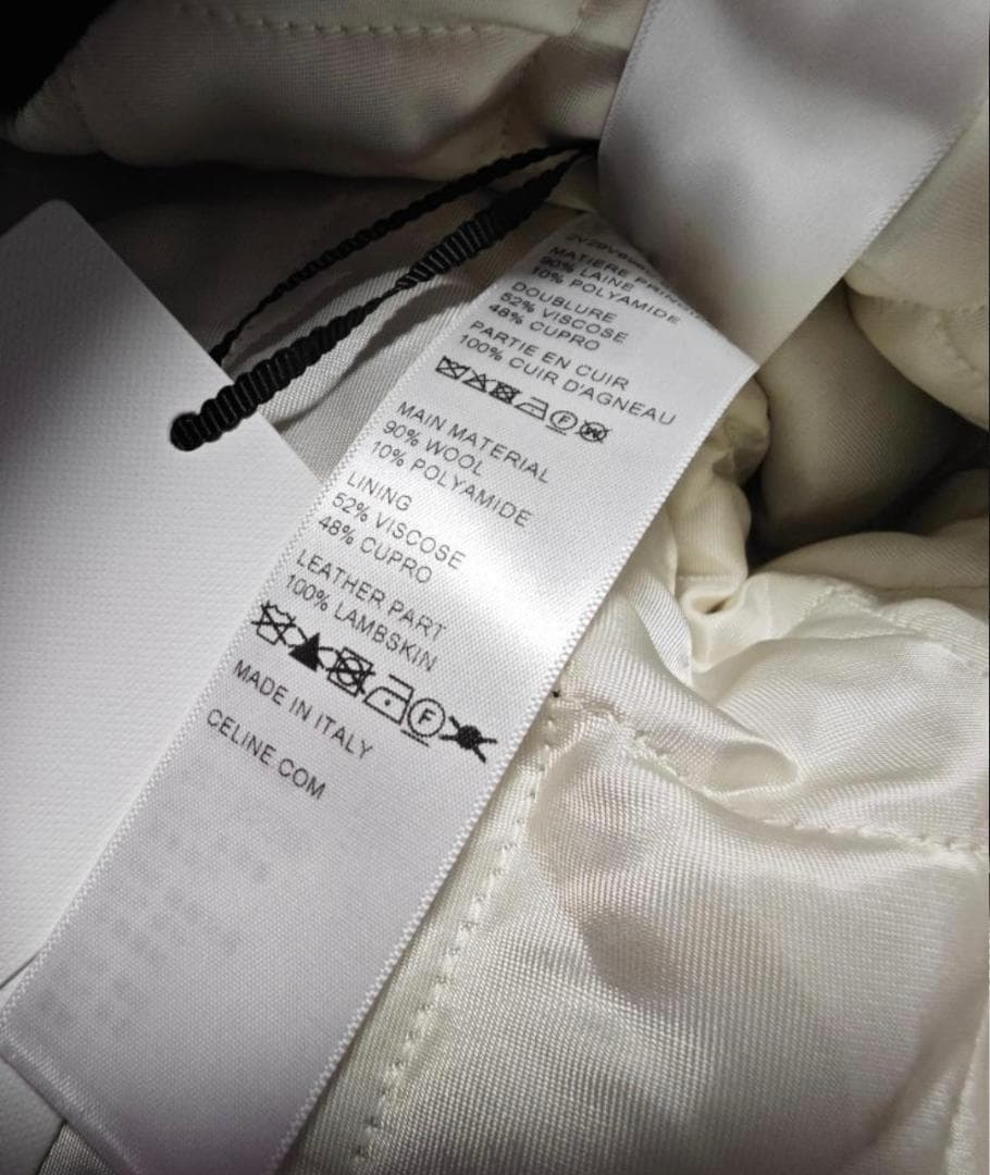 CELINE セリーヌ テディ バーシティジャケット スタジャン　サイズ36