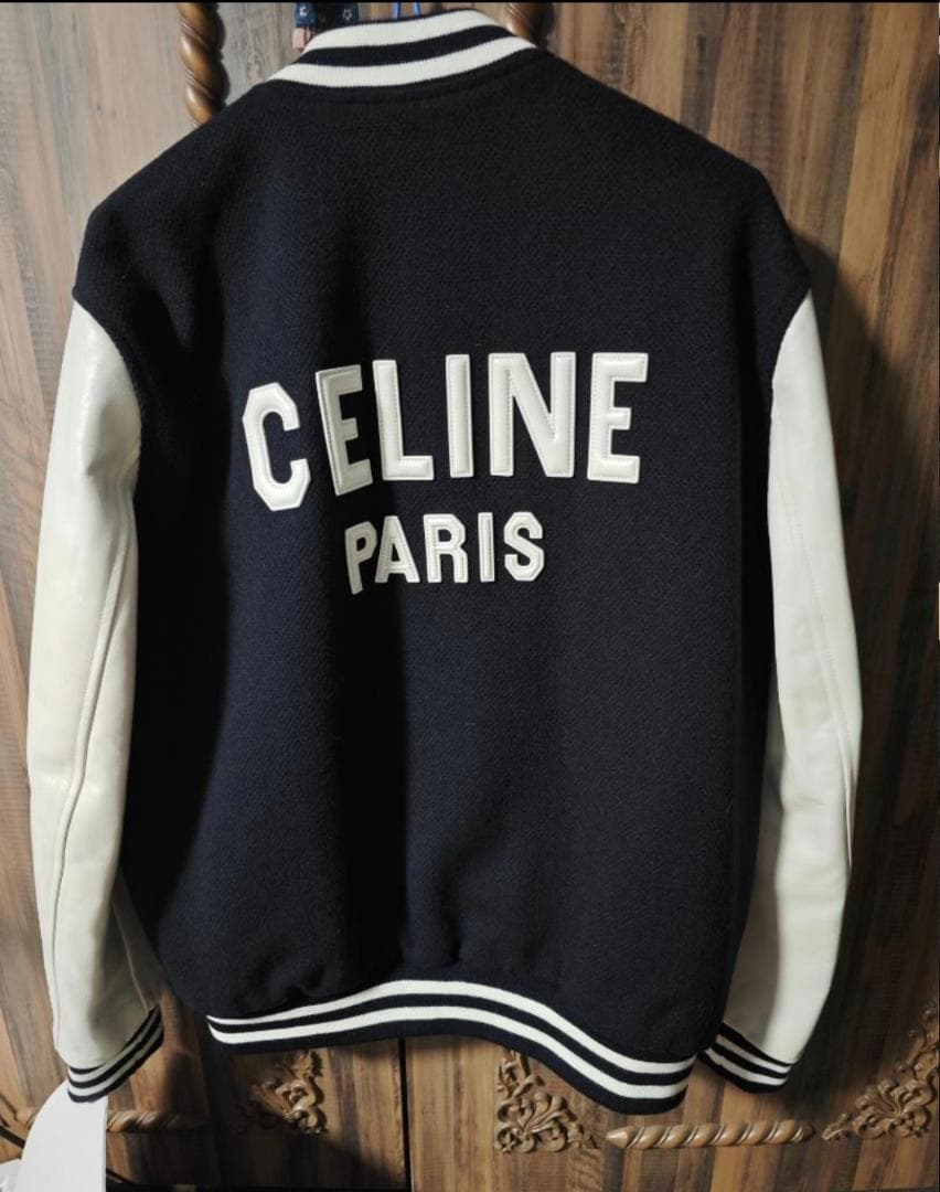 CELINE セリーヌ テディ バーシティジャケット スタジャン　サイズ36