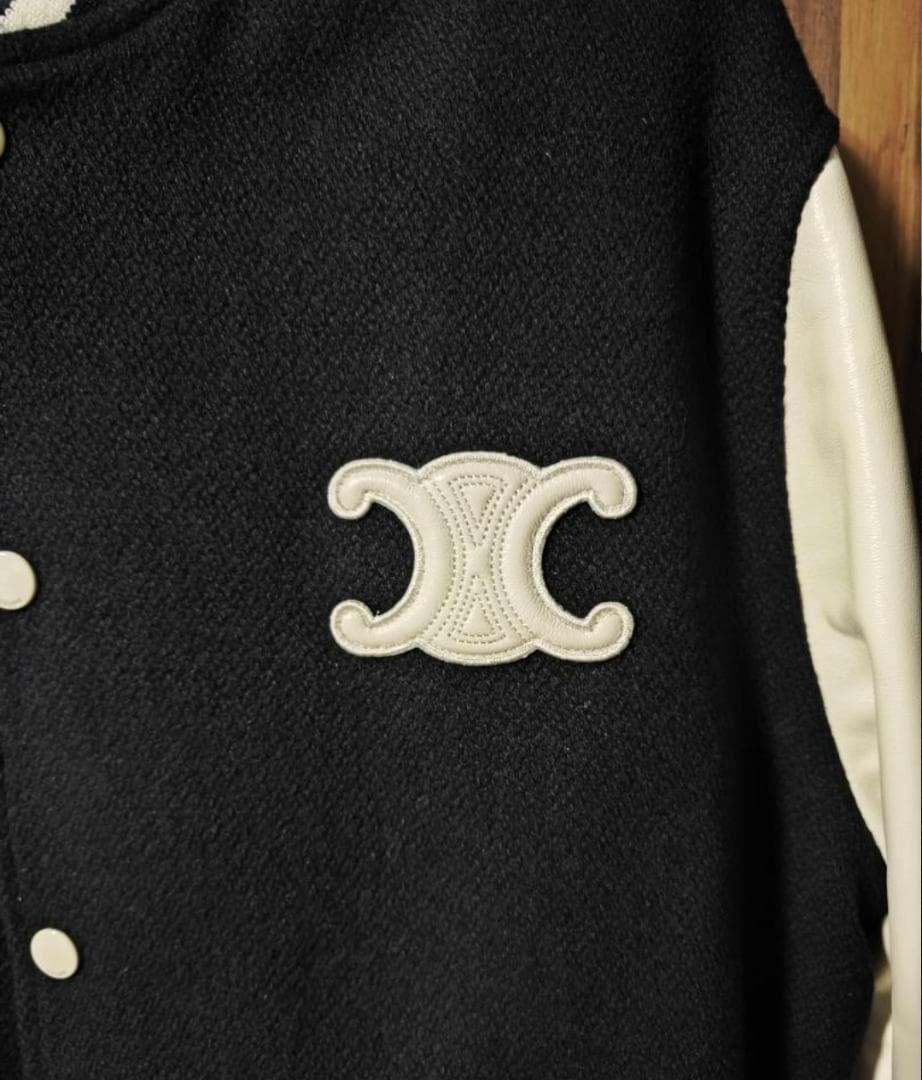 CELINE セリーヌ テディ バーシティジャケット スタジャン　サイズ36