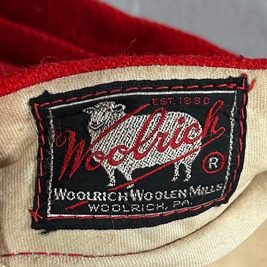 50s Woolrich ウール ハンティングパンツ ダブルニー レッド XL
