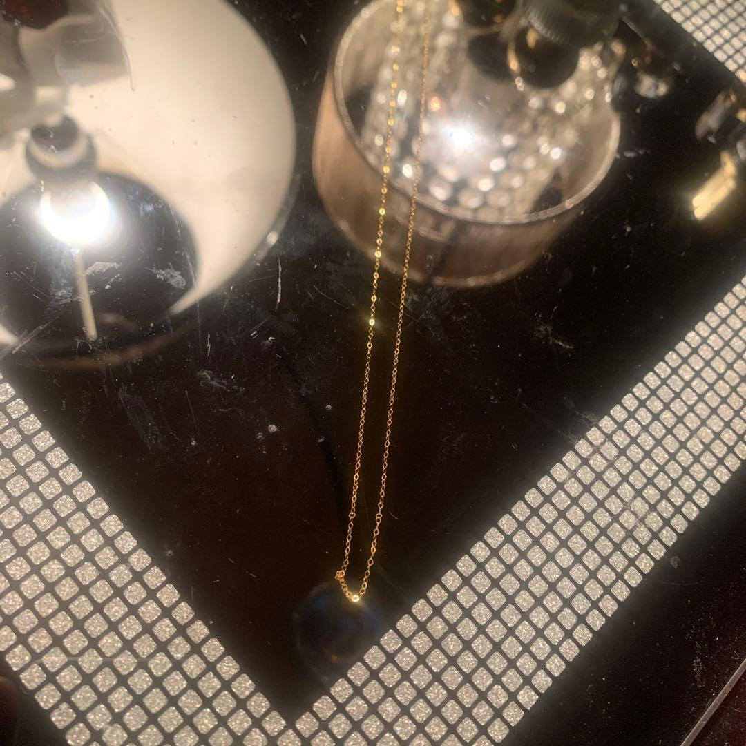 K18 ネックレス　刻印AU750 18金　45センチ