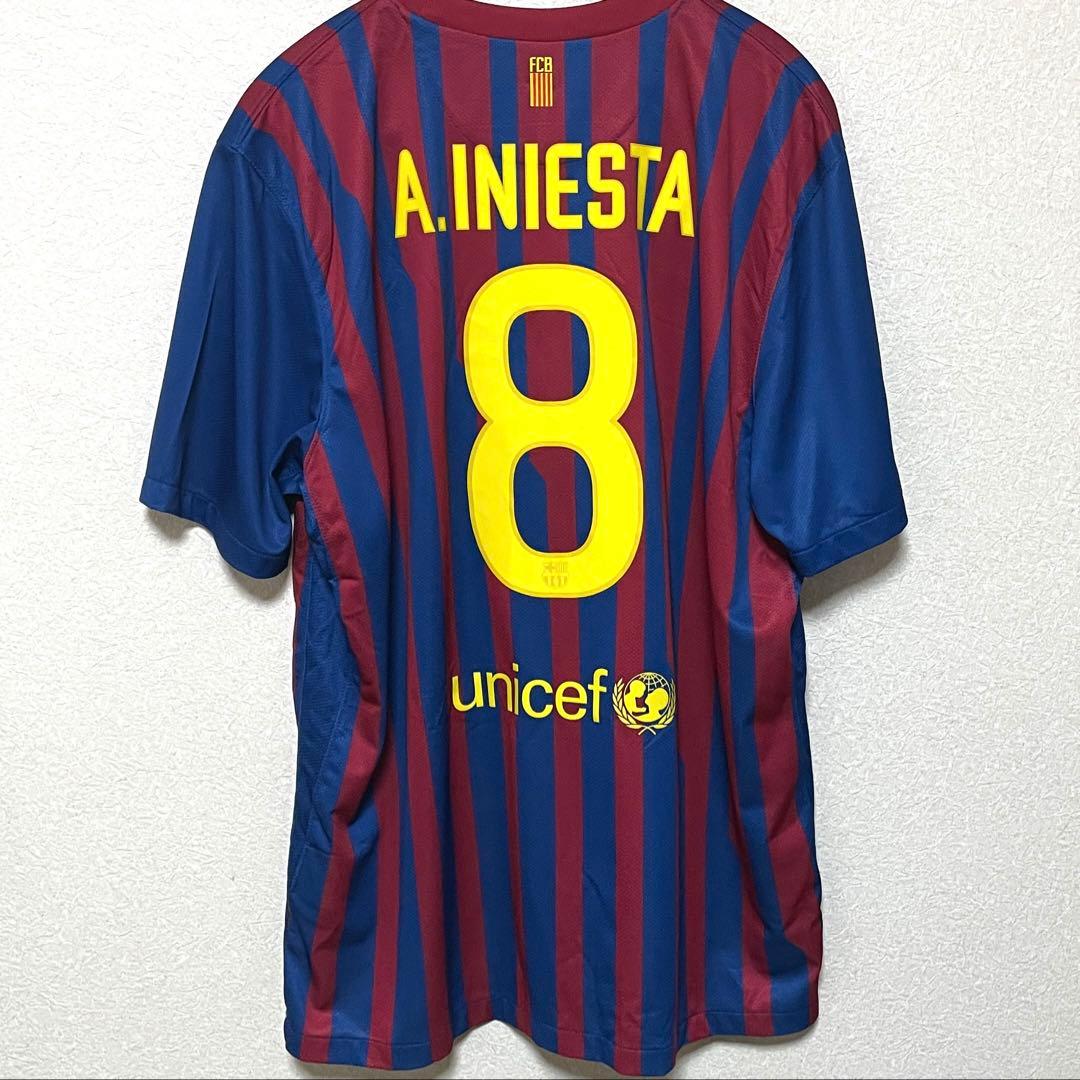 【正規品】バルセロナ 11-12 イニエスタ XL CWC優勝パッチ ペップ最終