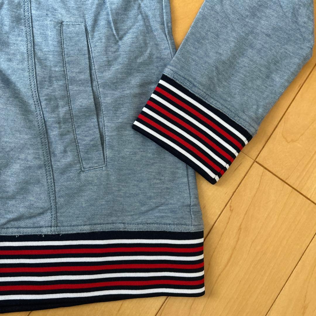 【セット】Prince テニスウェア ジップアップ　ショートパンツ L デニム風