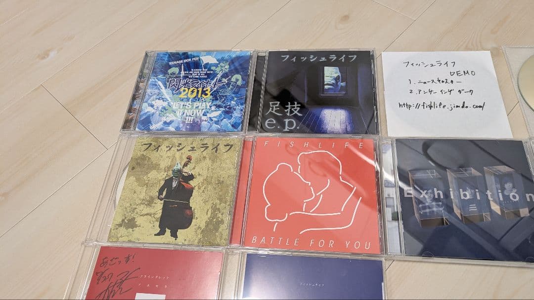 【デモCD・サイン入含】フィッシュライフ CD/DVD/グッズセットnew